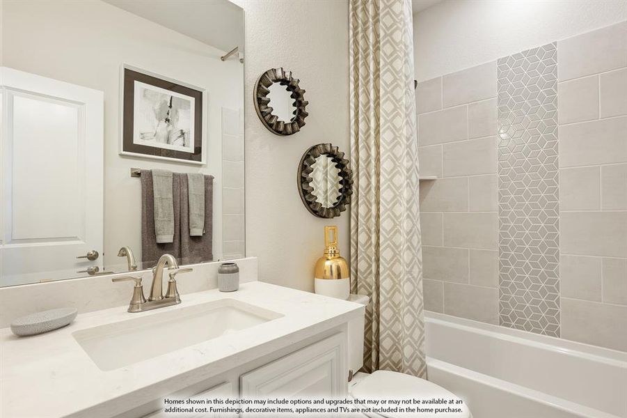 Furnished interior view inside a new home in Mosaic, Celina (Image 26). Furnished interior view inside a new home in Mosaic, Celina (Image 26).