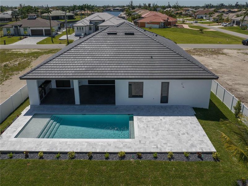 Exterior details and patio area of a home in , Cape Coral (Image 31).
