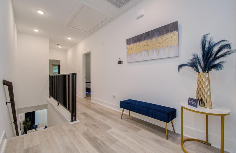 Furnished interior view inside a new home in Benson Street Court, Houston (Image 29).