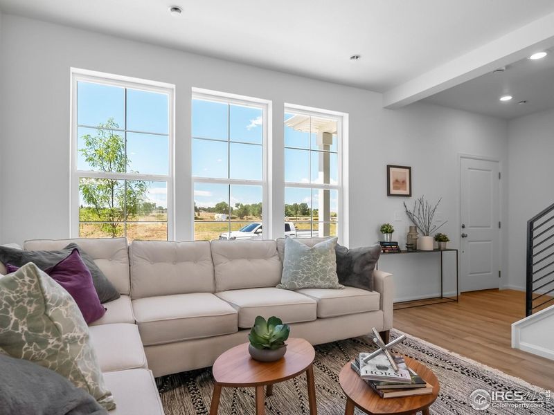 Furnished interior view inside a new home in , Johnstown (Image 27).