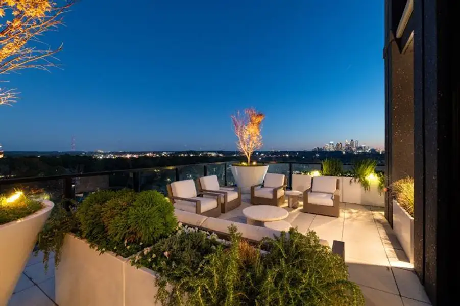 Exterior details and patio area of a home in , Atlanta (Image 25).