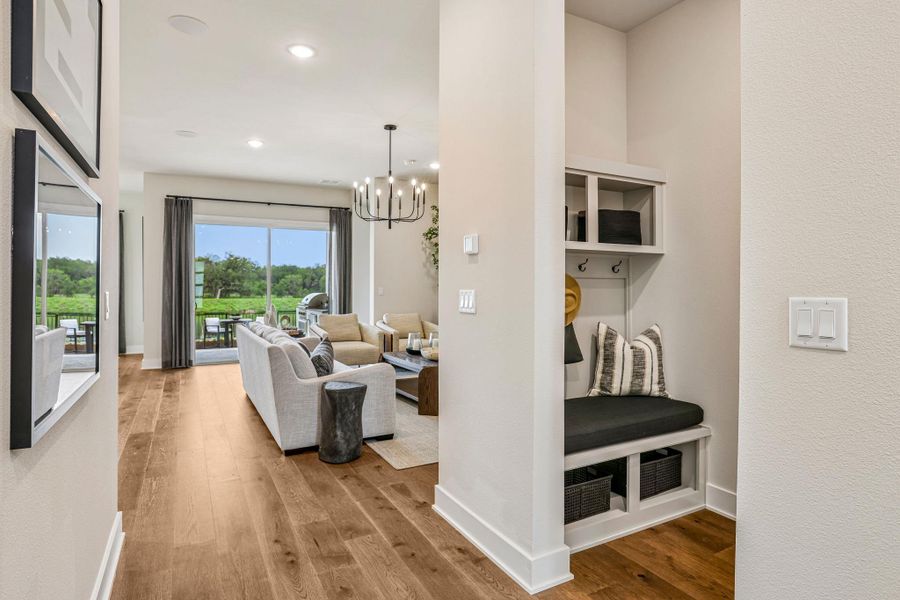 Furnished interior view inside a new home in Bluff Haven, Georgetown (Image 10). Furnished interior view inside a new home in Bluff Haven, Georgetown (Image 10).