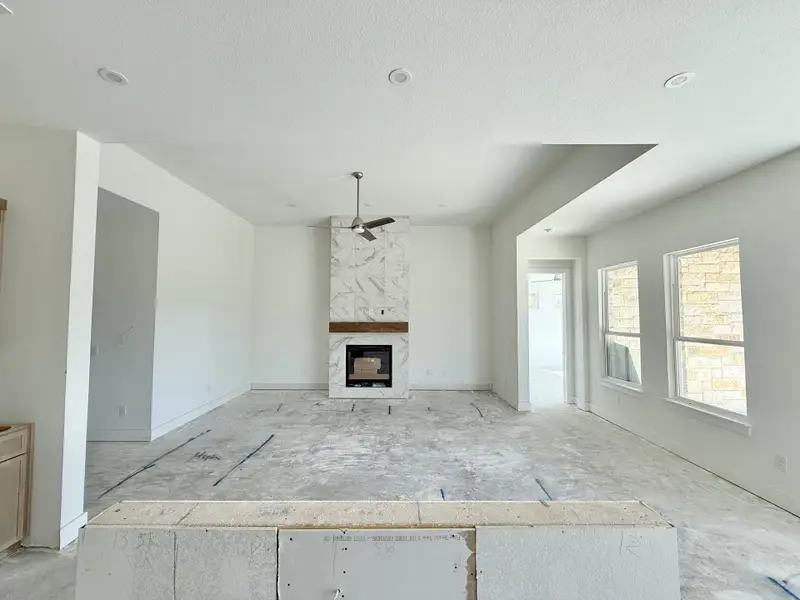 In-progress construction of a new home in Persimmon, Buda, TX (Image 8). In-progress construction of a new home in Persimmon, Buda, TX (Image 8).