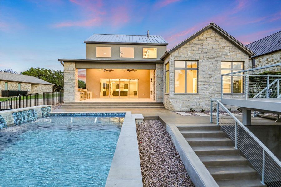 Exterior details and patio area of a home in , Horseshoe Bay (Image 29).