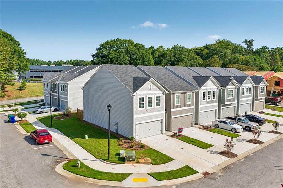 Front exterior of a new home in , Decatur, GA, highlighting curb appeal (Image 29).