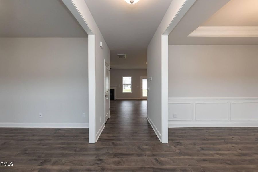 Representative unfurnished interior of a home built from the 2913 by Adams Homes in Hidden Pines, Cameron (Image 12).