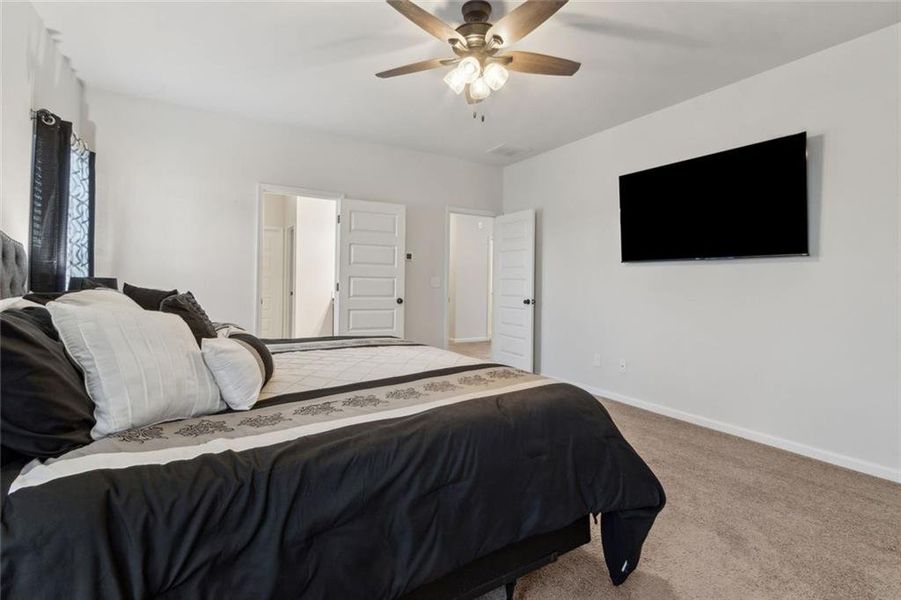 Furnished interior view inside a new home in Waterside at Riverwalk, Bethlehem (Image 14). Furnished interior view inside a new home in Waterside at Riverwalk, Bethlehem (Image 14).