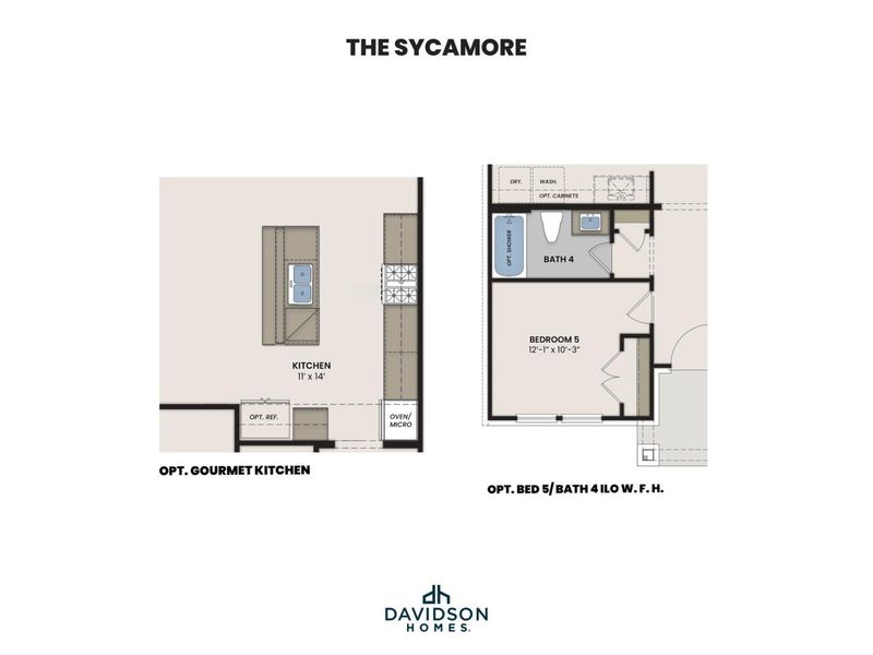2D floor plan layout for the The Sycamore A by Davidson Homes LLC in Morgan Meadows, San Antonio, TX (Image 5). 2D floor plan layout for the The Sycamore A by Davidson Homes LLC in Morgan Meadows, San Antonio, TX (Image 5).