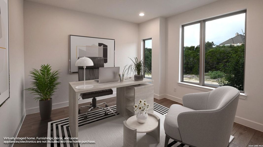 Furnished interior view inside a new home in Hidden Canyon, San Antonio (Image 11). Furnished interior view inside a new home in Hidden Canyon, San Antonio (Image 11).