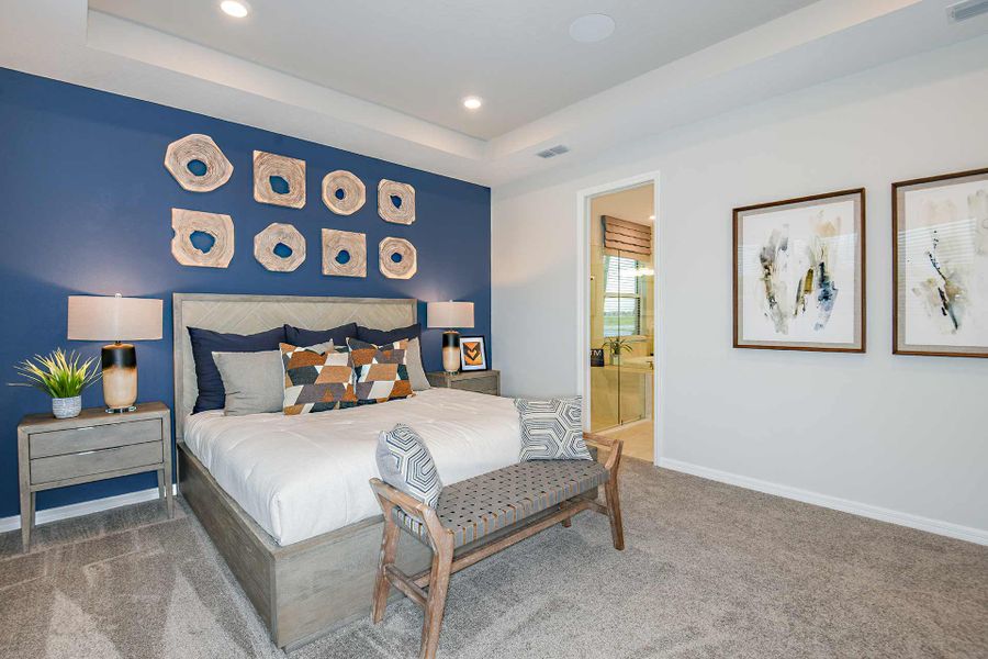 Furnished interior view inside a new home in Central Park, Port St. Lucie (Image 15).