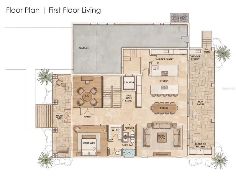 2D floor plan layout of this home in , Tampa, FL (Image 4). 2D floor plan layout of this home in , Tampa, FL (Image 4).