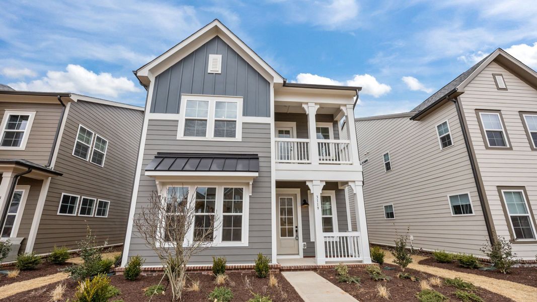 Brentwood Single Family home in River District by DRB Homes in Charlotte NC- Patio