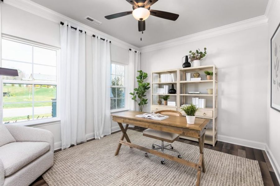 Furnished interior view inside a new home in Avondale, Greensboro (Image 38).