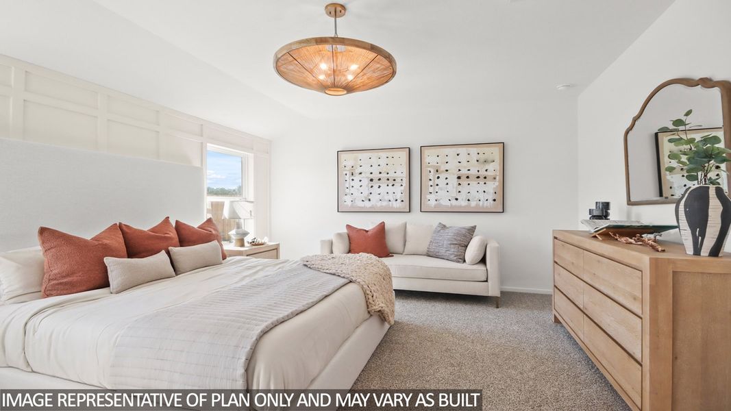 Furnished interior view inside a new home in River Ranch Trails, Dayton (Image 8).