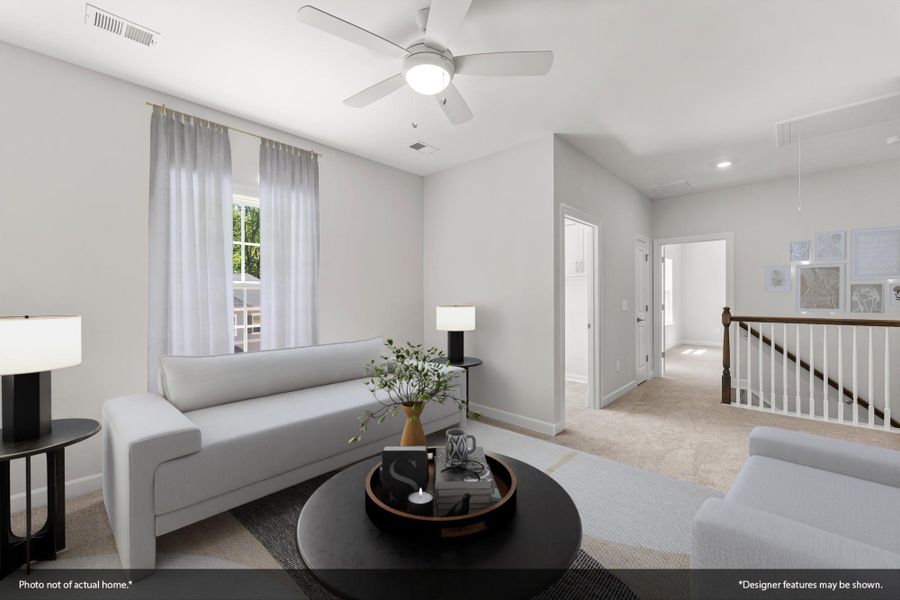 Furnished interior view inside a new home in Cornerstone, Anderson (Image 7).