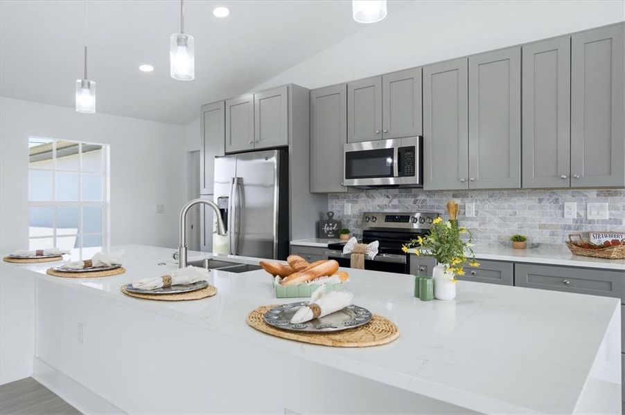 Furnished interior view inside a new home in , Cape Coral (Image 13).