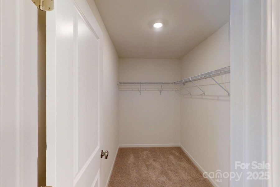 Owners walk-in closet