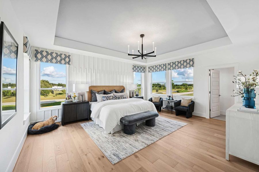 Representative furnished interior of a home built from the The Ogden by David Weekley Homes in Easthaven at Bridgeland Central - Vision Collection, Cypress (Image 4).