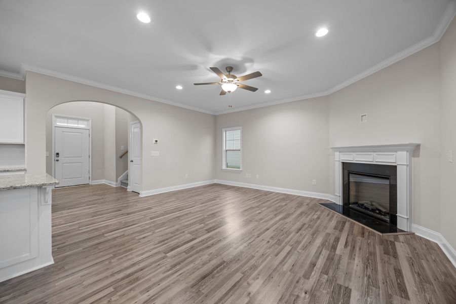 Spacious, unfurnished interior of a new home in Arbor Hills South II, Greenville (Image 18). Spacious, unfurnished interior of a new home in Arbor Hills South II, Greenville (Image 18).