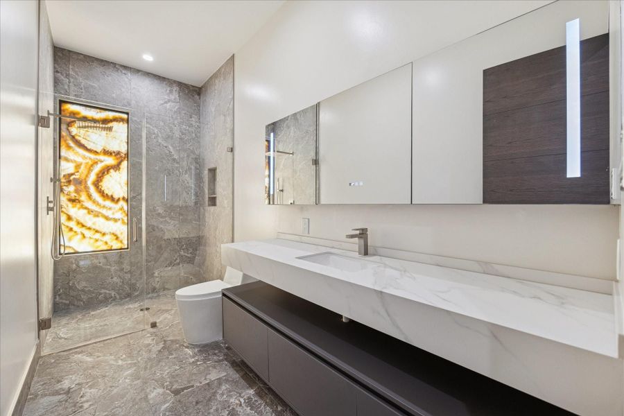 Third full size bathroom