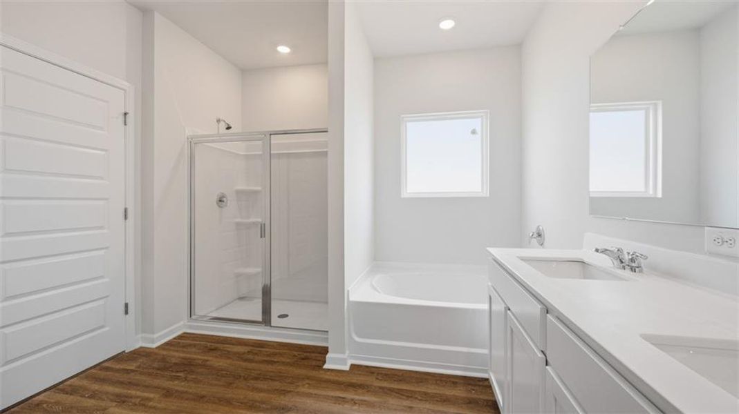 Furnished interior view inside a new home in Twin Lakes, Hoschton (Image 9).