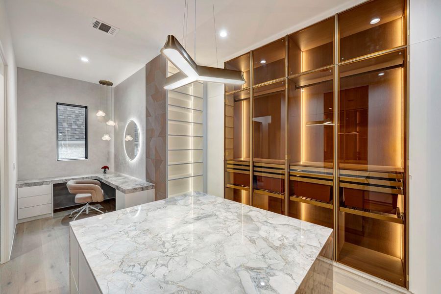 Furnished interior view inside a new home in , Houston (Image 15).