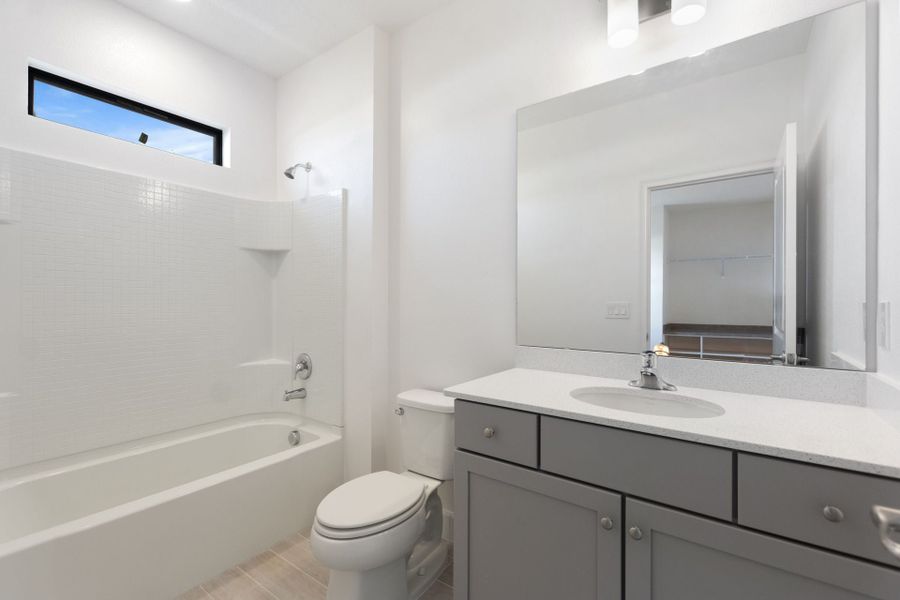 Representative furnished interior of a home built from the Oceanside by Park Square Residential in Paradiso Grande, Orlando (Image 12).