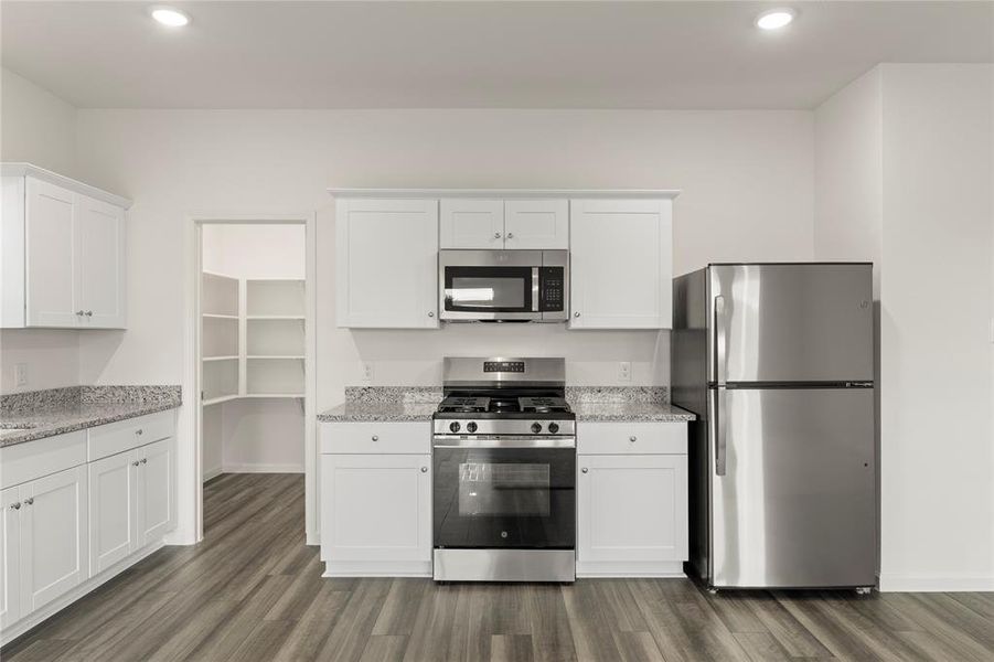 Furnished interior view inside a new home in Noble Ridge, Howe (Image 8).