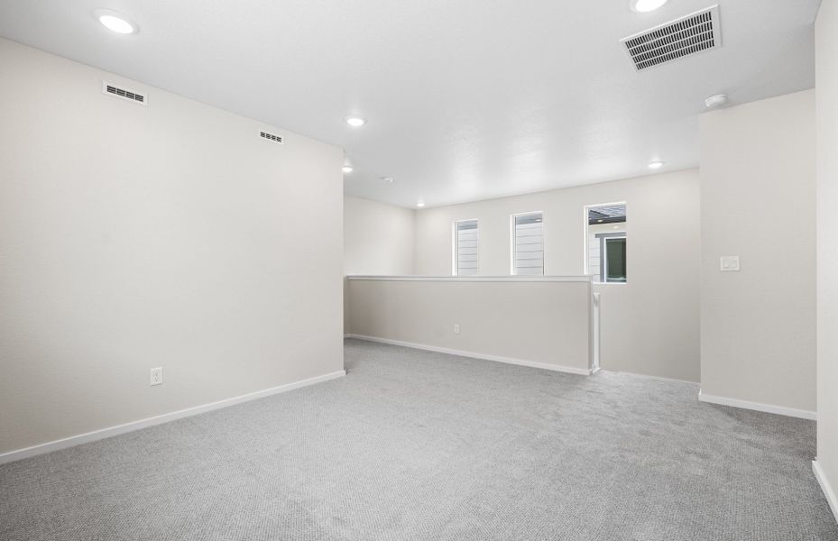 Spacious, unfurnished interior of a new home in Barefoot Village, Firestone (Image 33). Spacious, unfurnished interior of a new home in Barefoot Village, Firestone (Image 33).