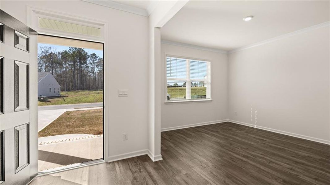 Spacious, unfurnished interior of a new home in Kingston Ranch at Lake Oconee, Buckhead (Image 32).
