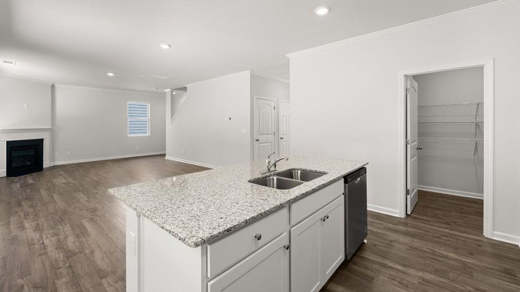 Furnished interior view inside a new home in Thompson Ridge, Dallas (Image 11). Furnished interior view inside a new home in Thompson Ridge, Dallas (Image 11).