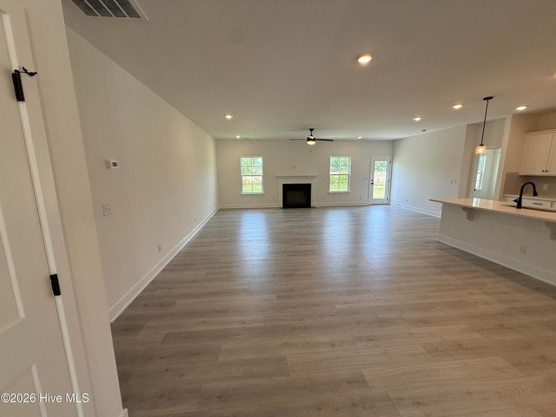 Spacious, unfurnished interior of a new home in Wood Creek Landing, Leland (Image 26). Spacious, unfurnished interior of a new home in Wood Creek Landing, Leland (Image 26).
