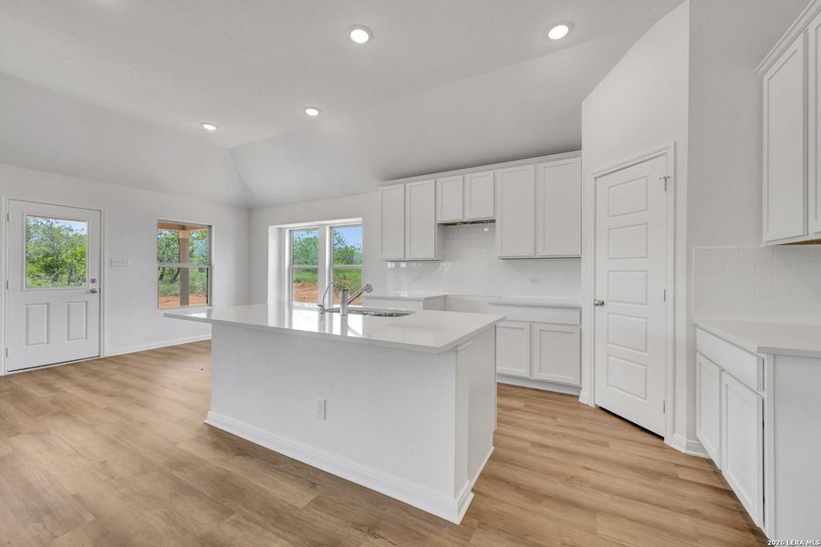 Furnished interior view inside a new home in Chaparral Ranch, Floresville (Image 10).