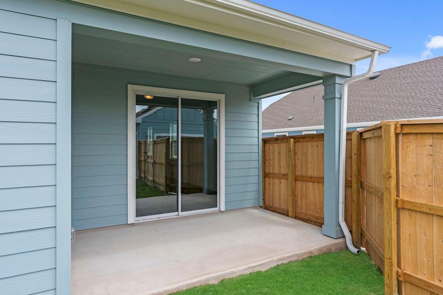 Rear Covered Patio