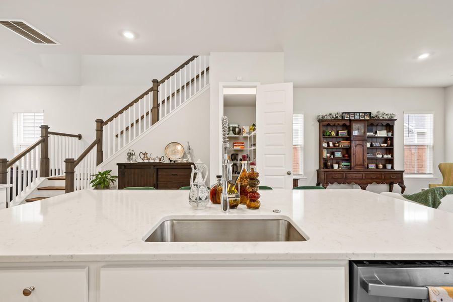 Furnished interior view inside a new home in Sweetgrass at Summers Corner, Summerville (Image 15).