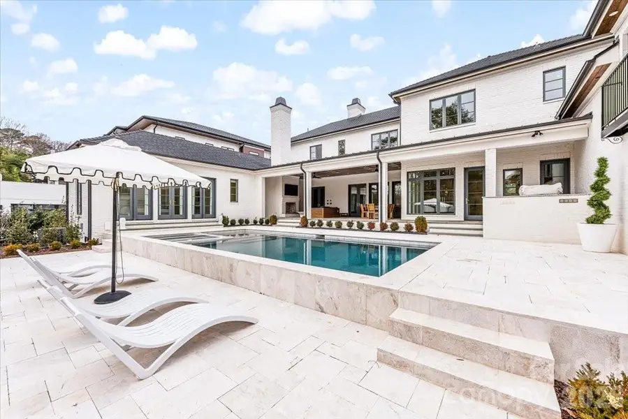 Exterior details and patio area of a home in , Charlotte (Image 3). Exterior details and patio area of a home in , Charlotte (Image 3).