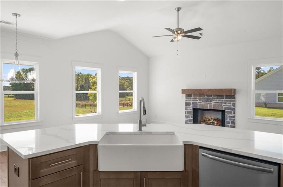 Furnished interior view inside a new home in , Cumming (Image 7).