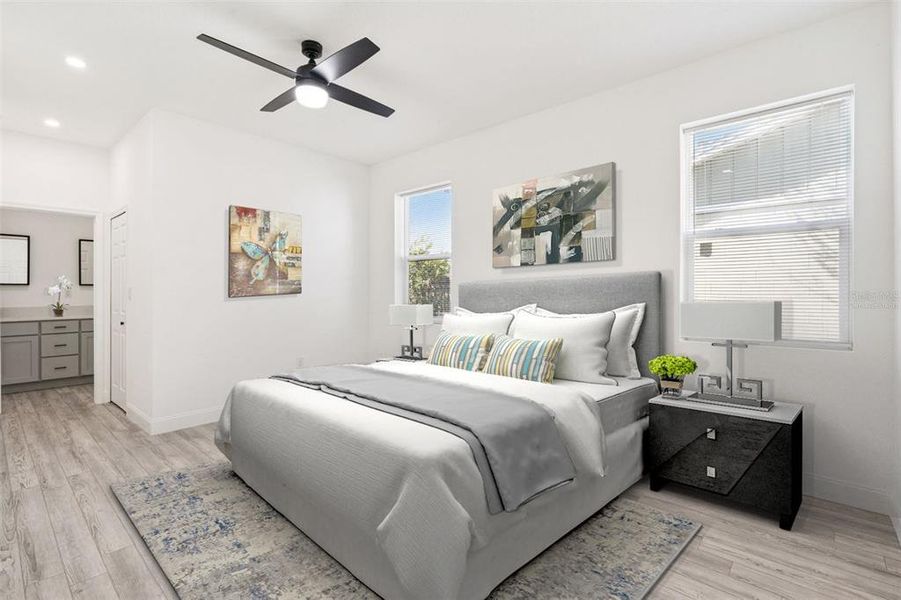 Furnished interior view inside a new home in , Orlando (Image 6).