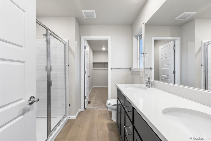 Furnished interior view inside a new home in Wolf Creek Run West, Strasburg (Image 11).