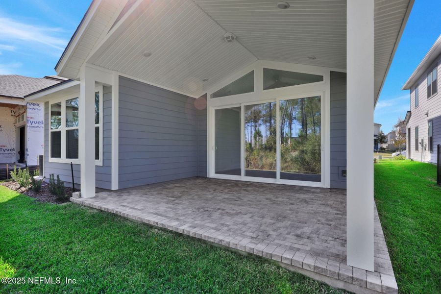 Exterior details and patio area of a home in Crosswinds at Nocatee, Nocatee (Image 31). Exterior details and patio area of a home in Crosswinds at Nocatee, Nocatee (Image 31).