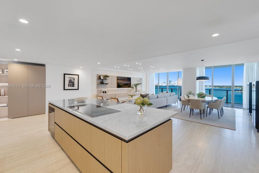 Furnished interior view inside a new home in , Bay Harbor Islands (Image 22). Furnished interior view inside a new home in , Bay Harbor Islands (Image 22).