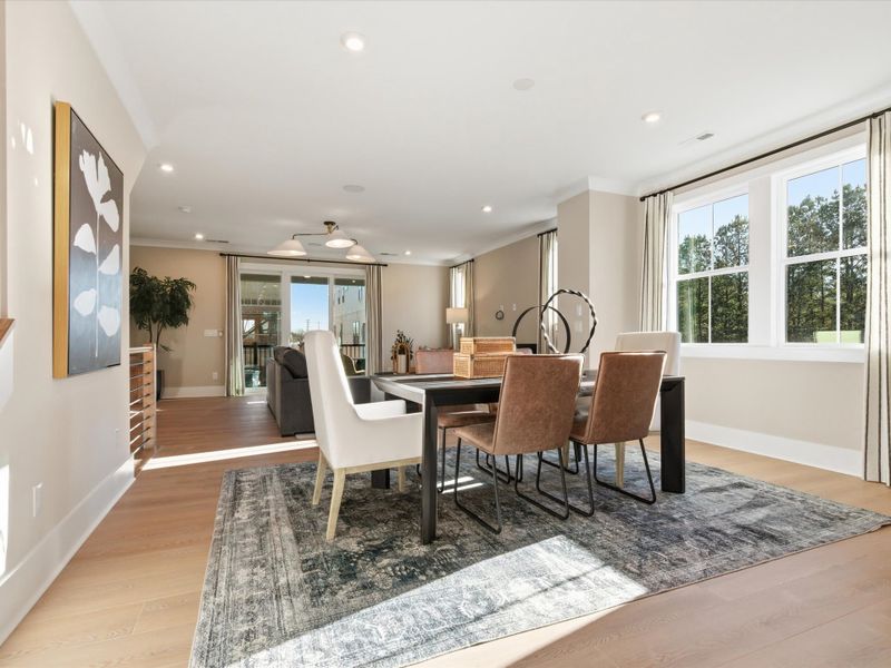 Representative furnished interior of a home built from the Regent by Tri Pointe Homes in Ascend, Charlotte (Image 19).