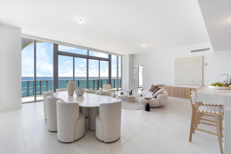 Furnished interior view inside a new home in Casamar, Pompano Beach (Image 13). Furnished interior view inside a new home in Casamar, Pompano Beach (Image 13).