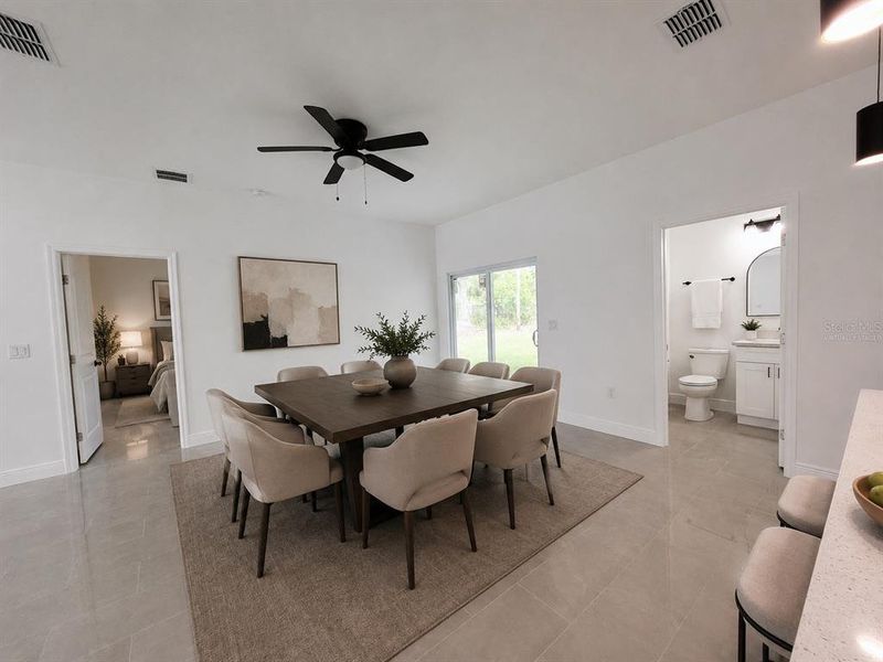 Furnished interior view inside a new home in , Palm Bay (Image 8).