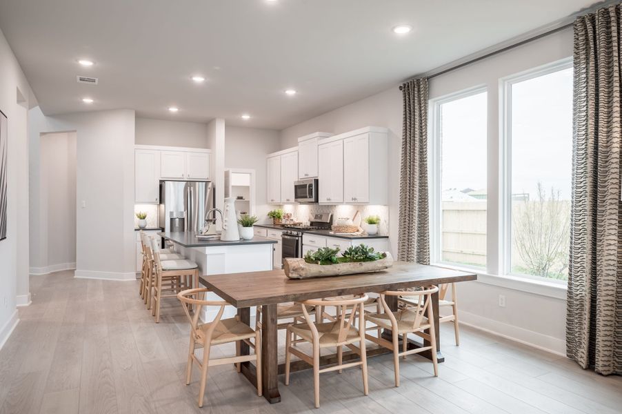 Representative furnished interior of a home built from the Cormorant by Tri Pointe Homes in Trillium, Richmond (Image 33).