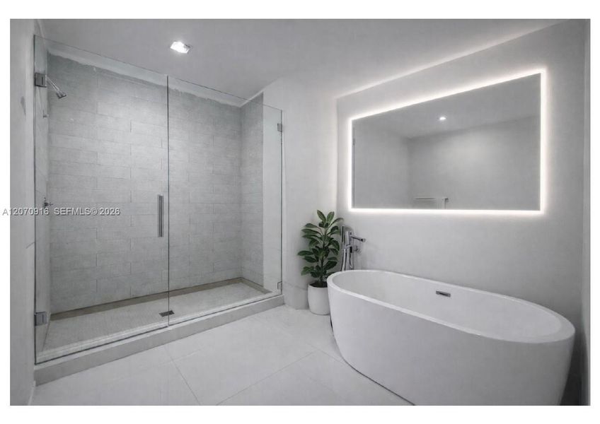 Furnished interior view inside a new home in , Cutler Bay (Image 9).