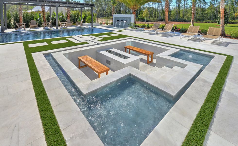 Exterior details and patio area of a home in Courtney Grove, St. Augustine (Image 25). Exterior details and patio area of a home in Courtney Grove, St. Augustine (Image 25).