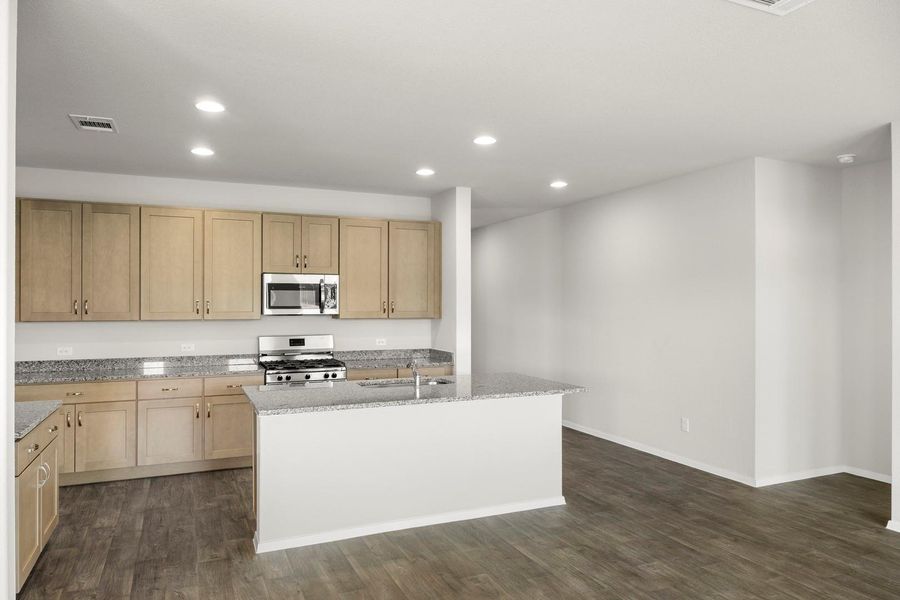 Furnished interior view inside a new home in Cloverleaf, Austin (Image 11).