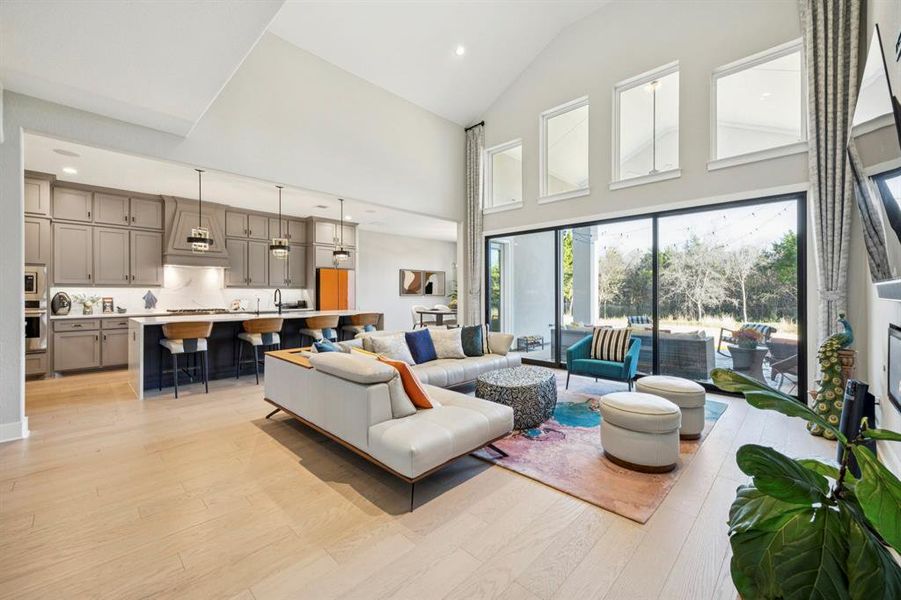 Furnished interior view inside a new home in , Shady Shores (Image 5). Furnished interior view inside a new home in , Shady Shores (Image 5).