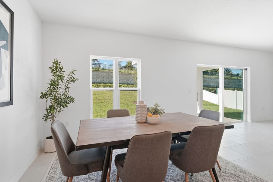 Furnished interior view inside a new home in Eagletail Landings, Howey-in-the-Hills (Image 5).